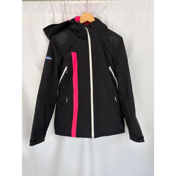 Spyder Insulated Hooded Ski Jacket, Women's Sz 10 - Picture 1 of 8